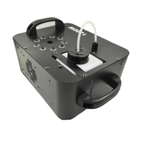 آلة ضباب عمود الهواء LED الصغيرة ، جهاز التحكم عن بعد اللاسلكي ، معرض ديسكو بارت بارت ، DMX 512 ، 9x3W ، RGB ، 1200 واط أفضل 10 تأثير حريق للمبيعات للعرض - رقم 6