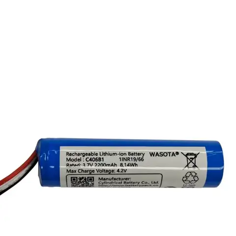 블루투스 스피커 충전식 리튬 배터리 팩, C406B1, 3.7V, 2200mAh