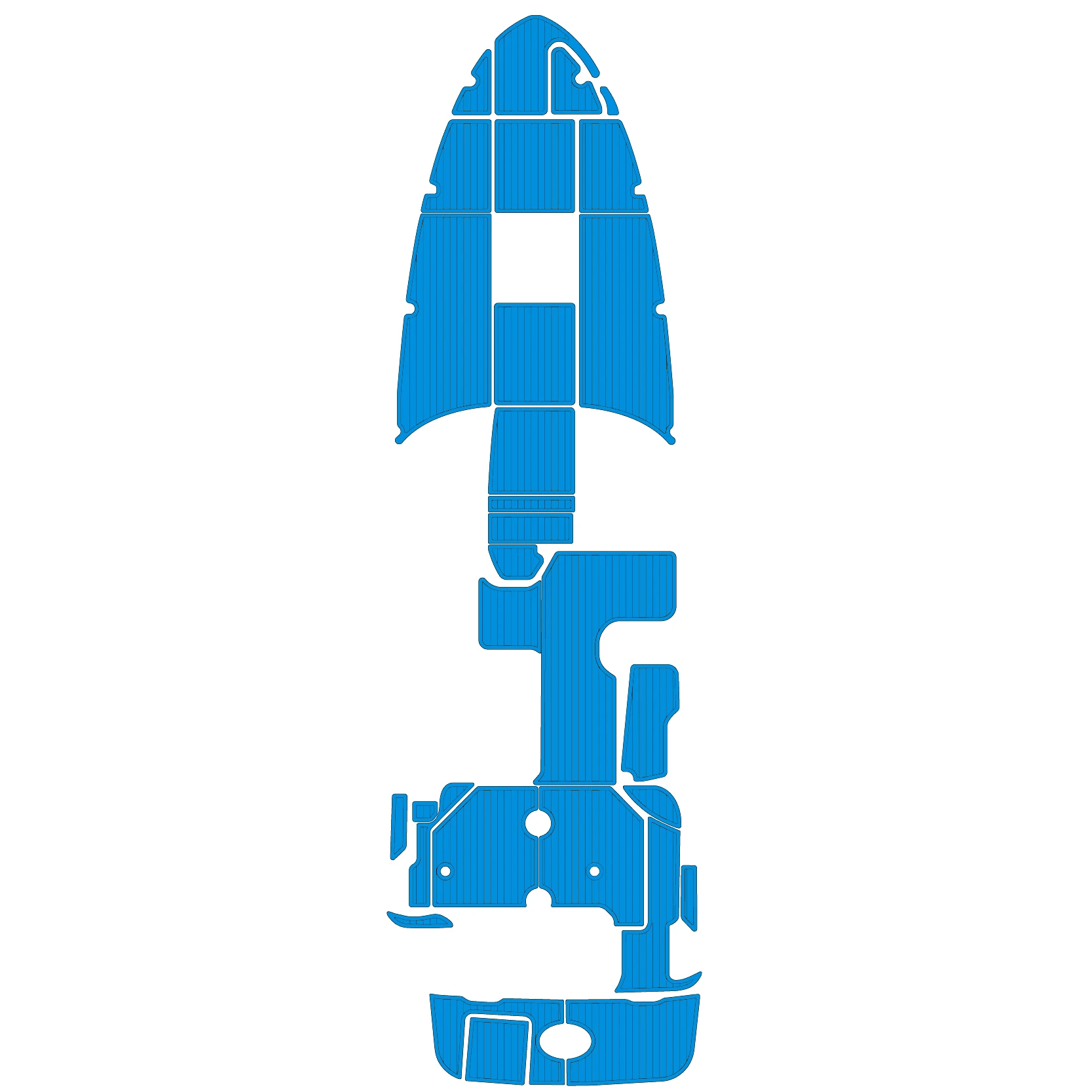 Boat EVA Non-Slip Traction Pad Customizable Logo & Color For 1999-2004 Sea Ray 260 Sundancer Deck Mat