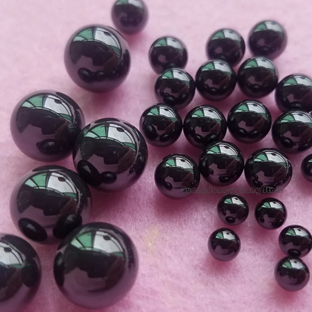 Grade G5 Si3N4 Silicon Nitride Ceramic Bearing Balls 1.34-34.925mm High Precision Wear Resistant Machine Spindle Rolling Bead