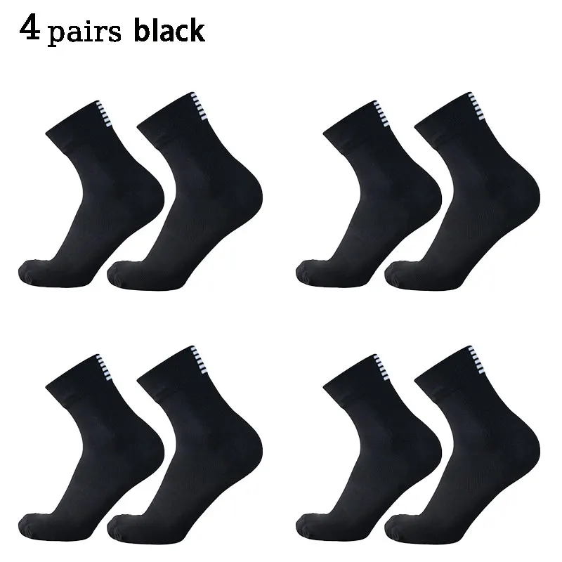 4 pairs of short breathable mesh men and women cycling socks  professional brand sports cycling road cycling calcetines hombre