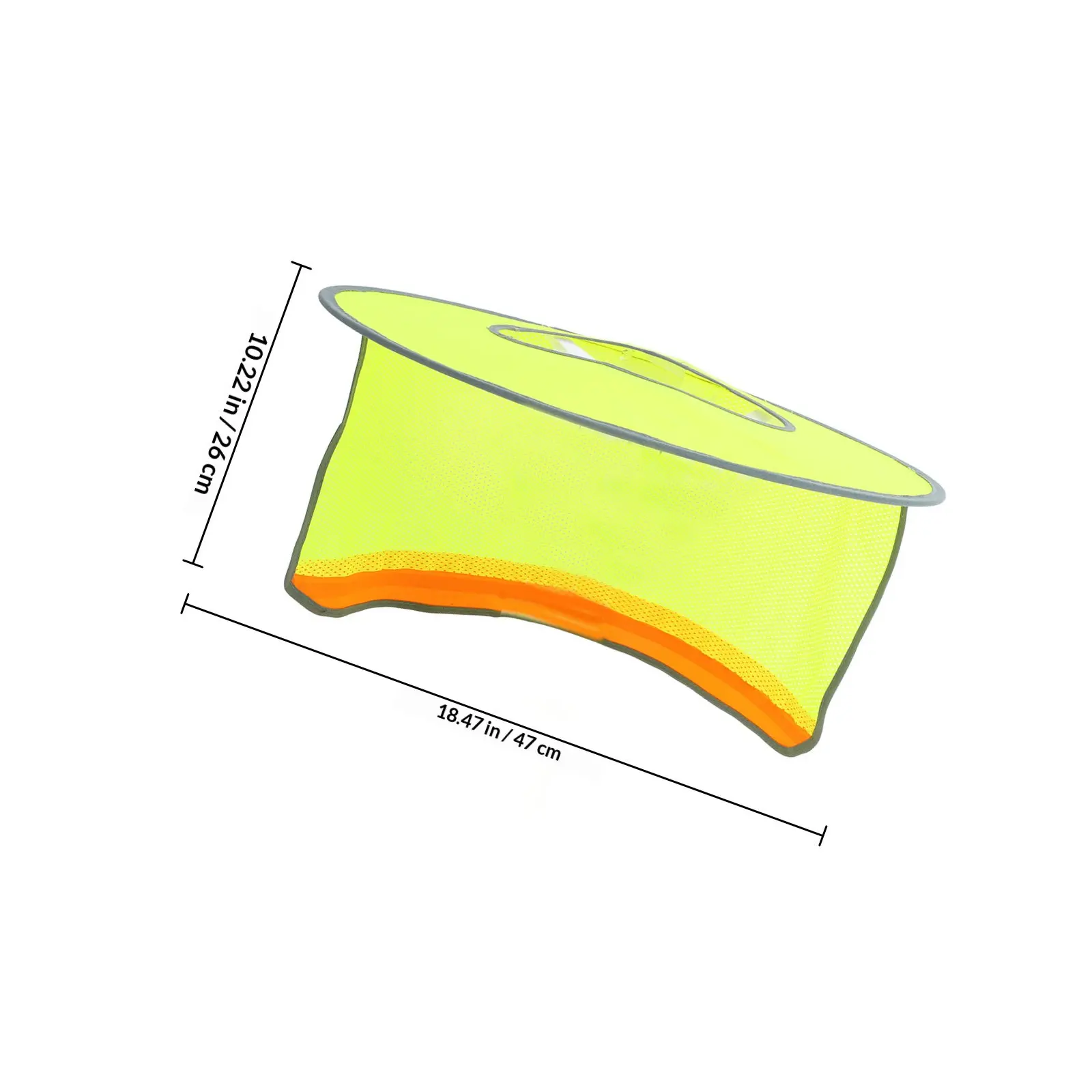 Hard Hat Shade Visor Full Brim Sun Protection Neck Shade for Safety Construction Workers Outdoor Installation Uv Blocking
