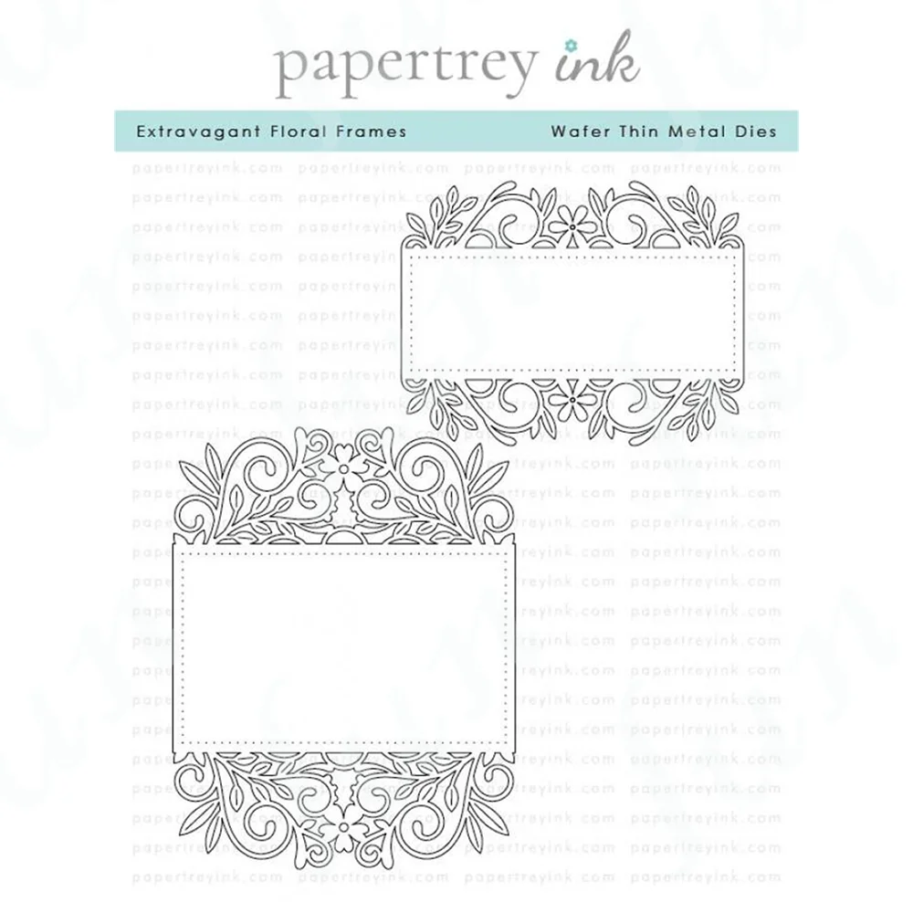 

New Arrival Floral Frames Cutting Dies Scrapbooking Photo Album Embossing Template Stencil for Painting Papercutting Molds