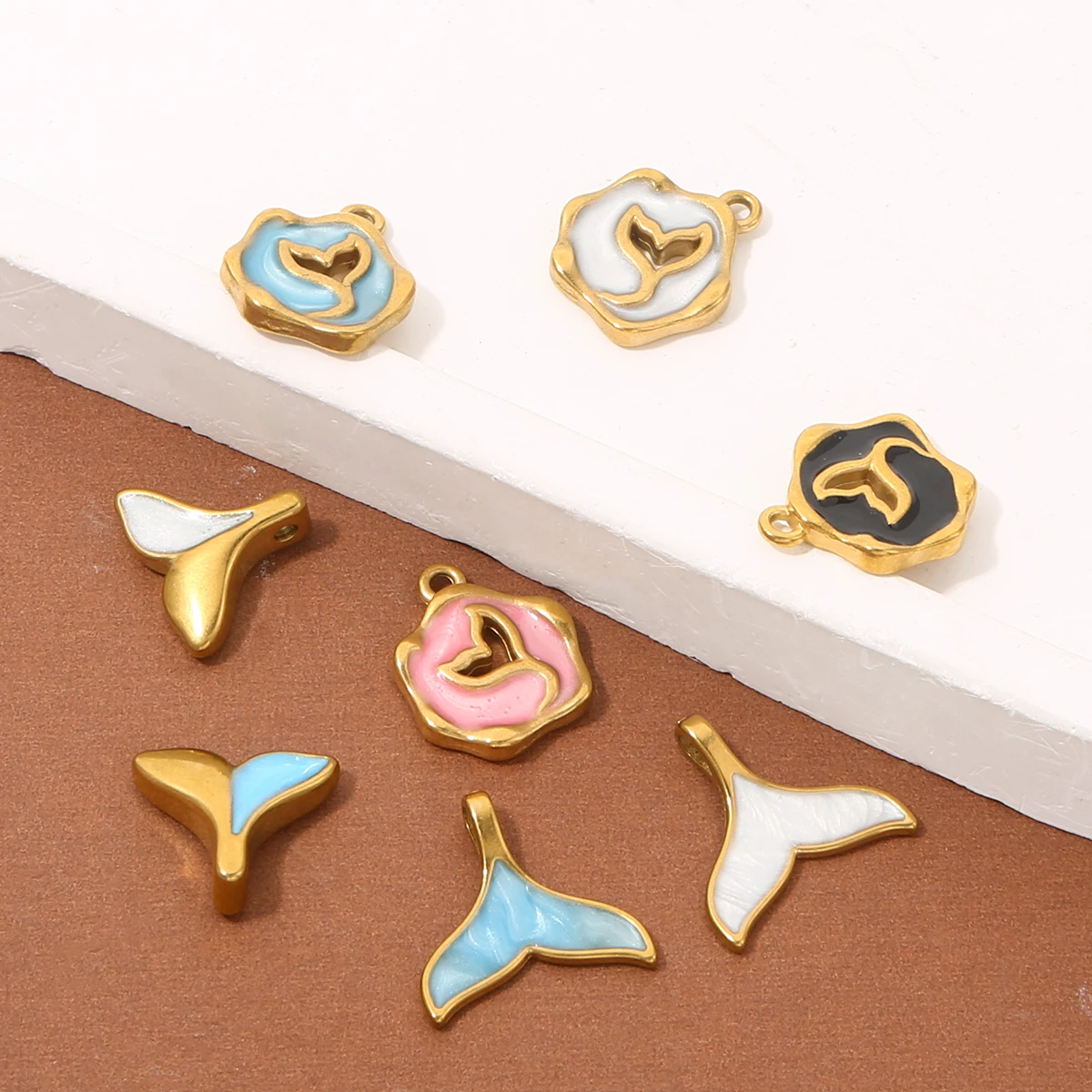 5 ciondoli a coda di sirena in - Jewelry Making Materials Wholesale recensione e prezzo
