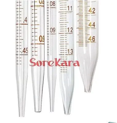 50ml Glass burette Measuring Pipette With coding gand Ring Graduated Dropper Lab Use