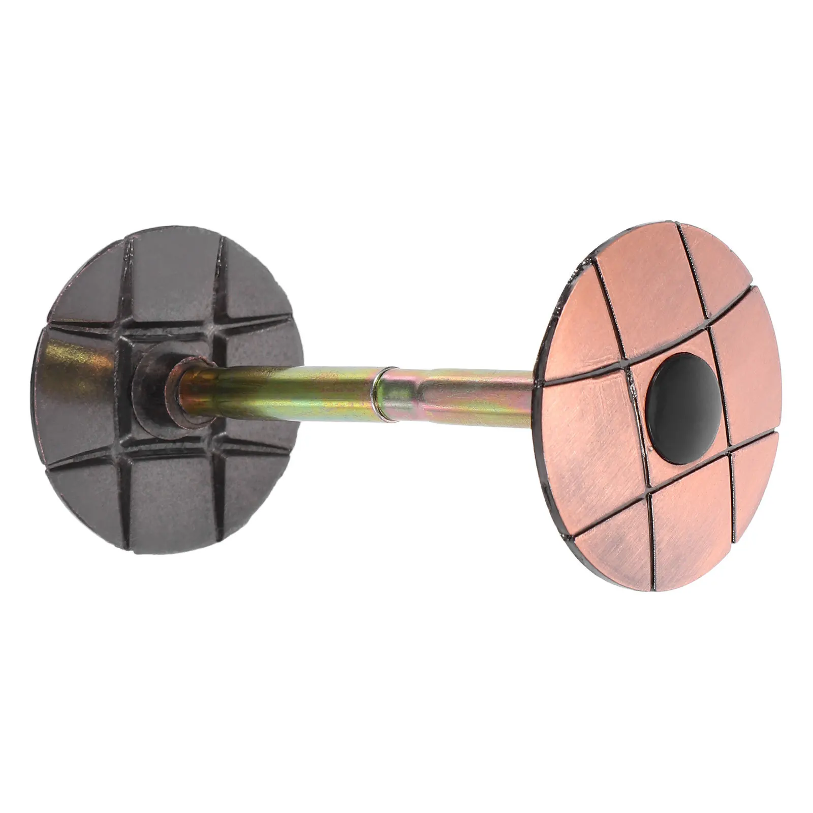 

1Set Zinc Alloy Deadbolt Hole Cover Plate Vintage Style Metal Door Knob Filler Lock Plug for Cabinet Door Repair with Screws