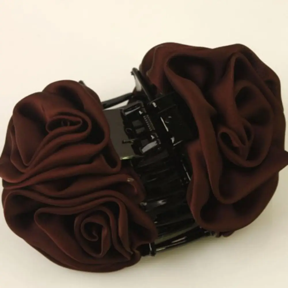 مقاطع الفك أغطية الرأس سبيكة الاكريليك مخالب الشعر مقاطع الشعر النساء أغطية الرأس الورود الزهور