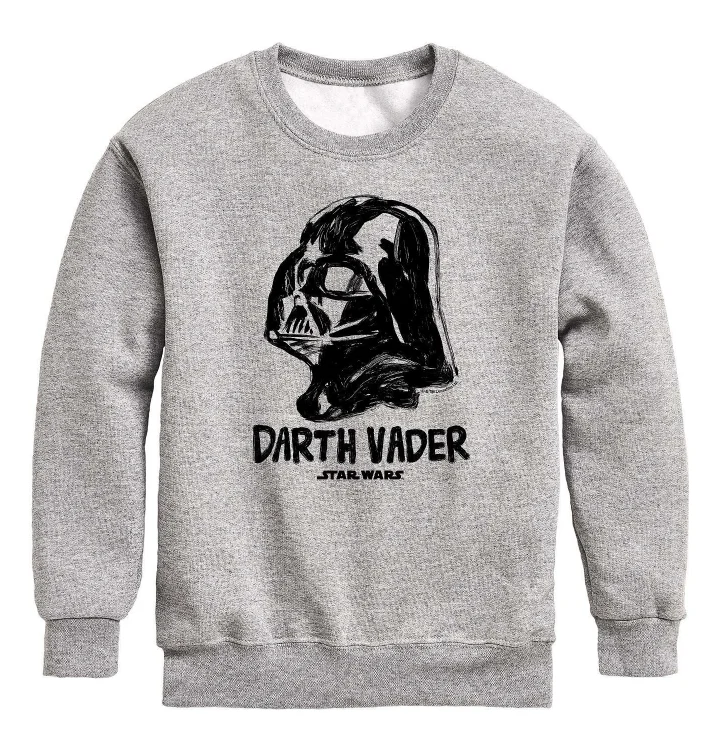 Star Wars heren- en dames sci-fi herfst- en winterdagelijkse hoodie met ronde hals bedrukte sci-fi fleece puur katoenen hoodie