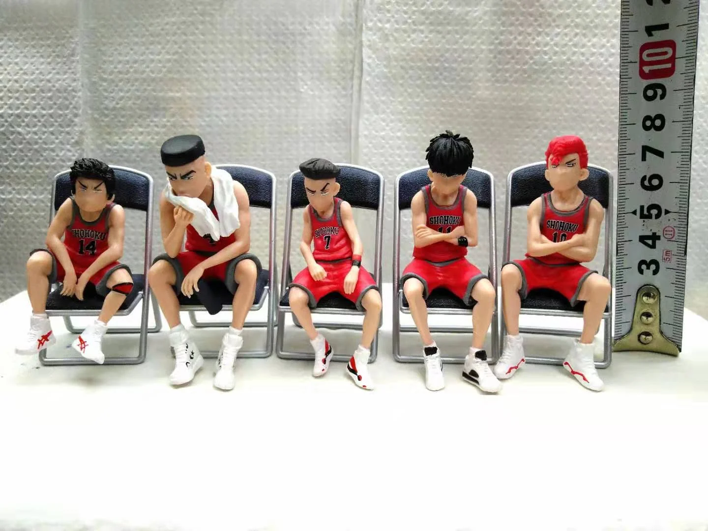 شخصية حركة الأنمي سلام دانك ، شخصيات كرة السلة ، أكاجي تاكنوري ، كايد ، روكاوا ، ساكوراغي ، موديل هاناميشي ، مجموعة ألعاب ، 5 لكل مجموعة #6