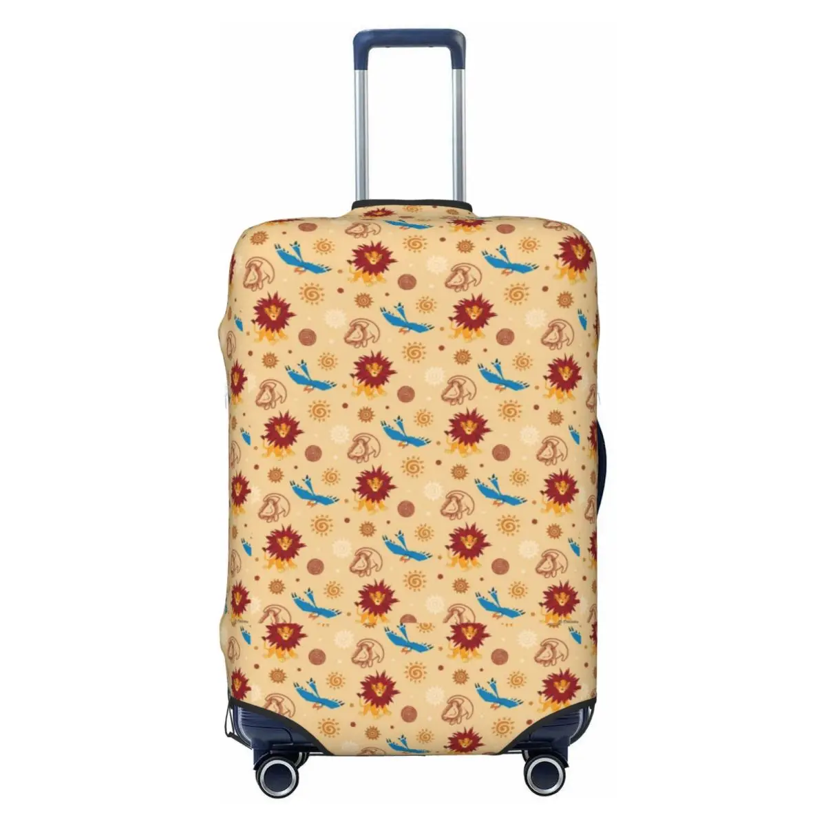 

Custom The Lion K-Kings Suitcase Cover Washable Funny Anime Luggage Protective Covers for 18-32 inch