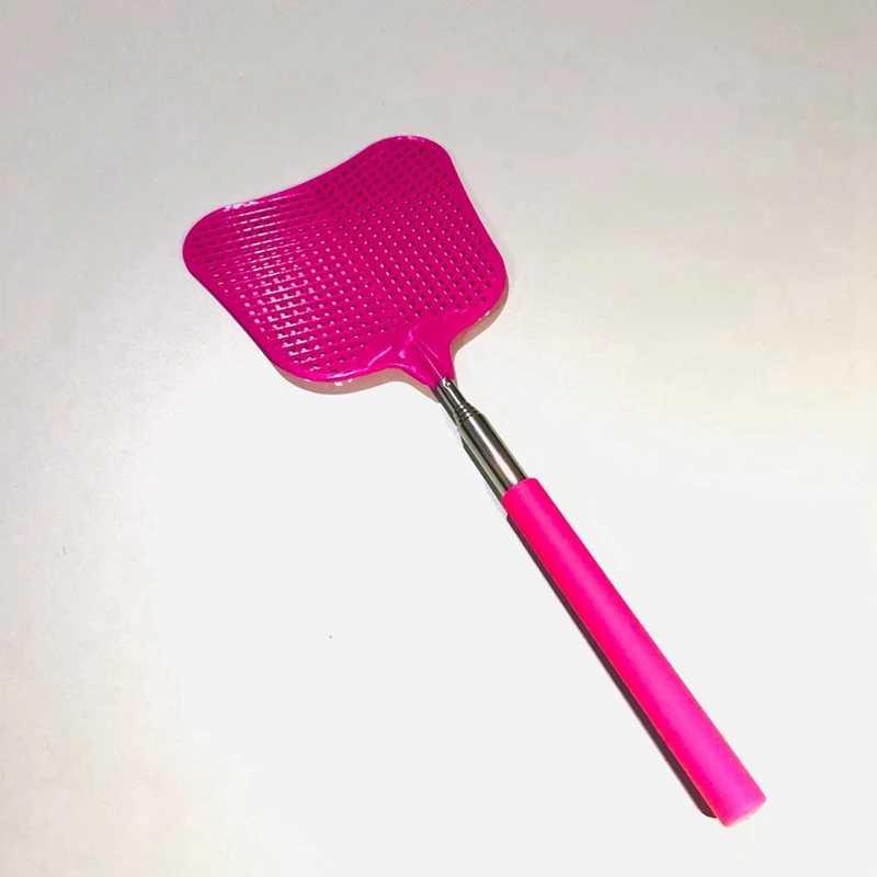 Telescopic Fly Swatters Durable Heavy Duty Flyswatter With Stainless Mosquito Repellent Tool Home Replacement Parts Tools A