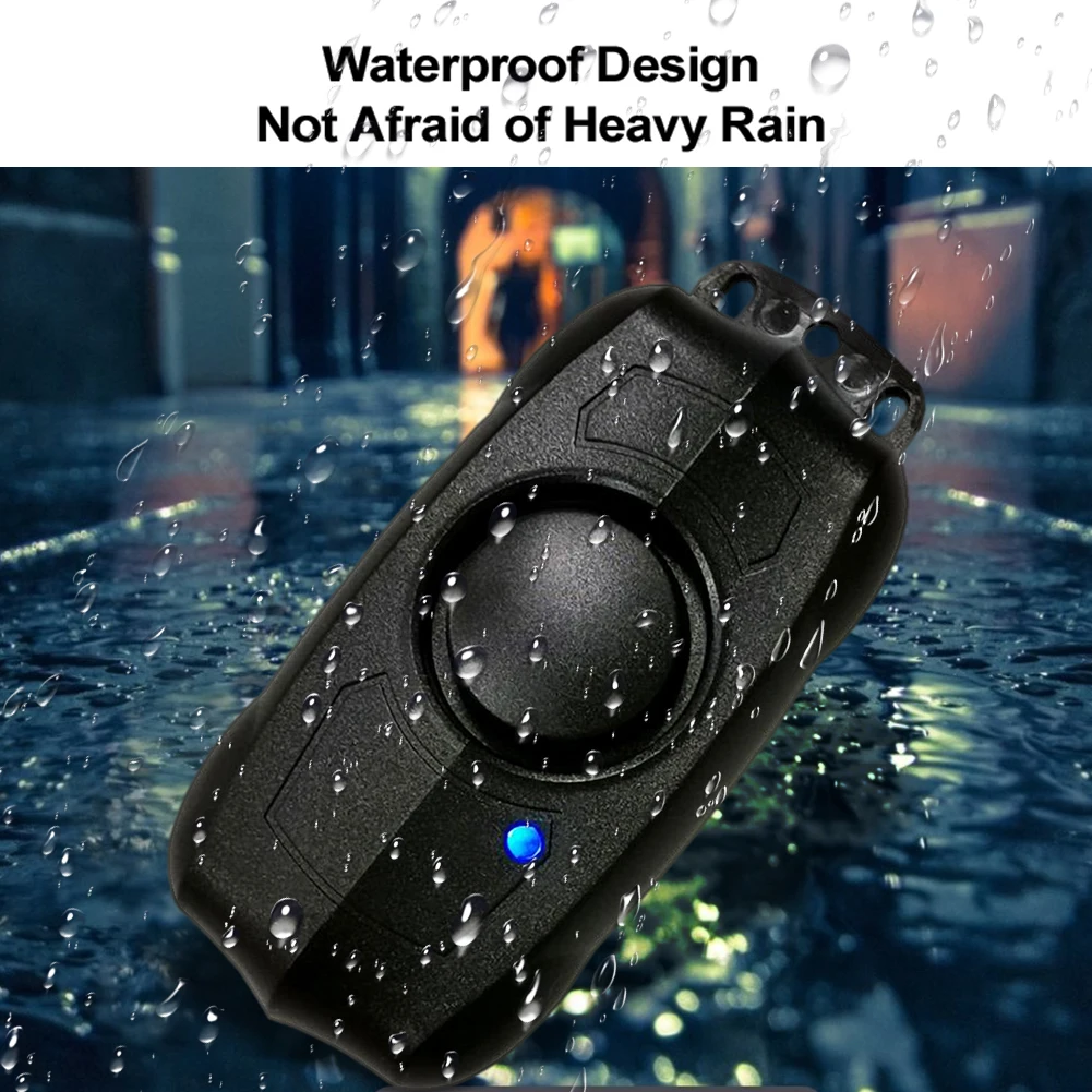 Waterproof Wireless Motorcycle Bike Alarm Scooter Vibration Anti-Theft Motorcycle Bike Alarm with Remote Control