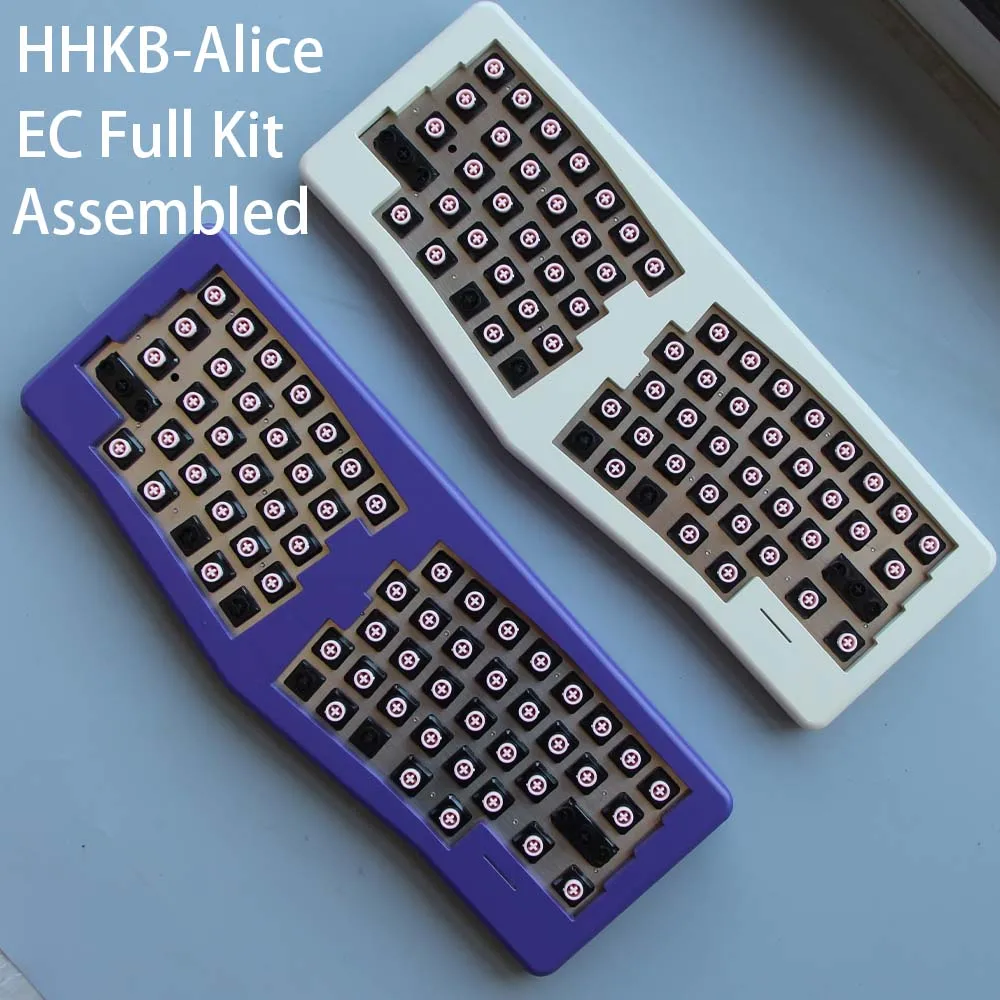 Imagem -02 - Alumínio Cnc Caixa de Borracha Dome Topre Switch Kit Teclado Capacitivo Personalizado Hhkb Realforce Nize Referência Hhhkb-alice