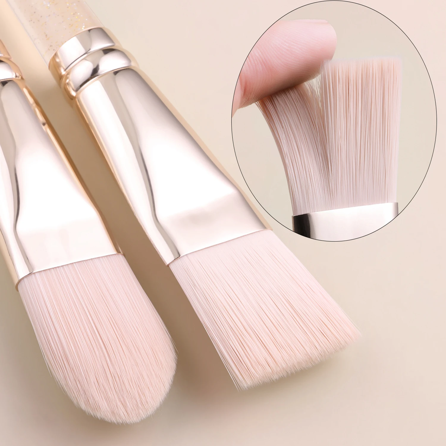 Nuevo Brocha de maquillaje multifuncional, brocha de base, brocha de maquillaje coreana, brocha de máscara ultrafina de una línea, corrector de imprimación