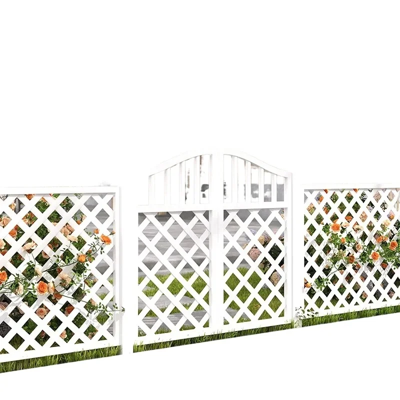 

Outdoor anticorrosive wood fence door fence garden courtyard fence r solid wood