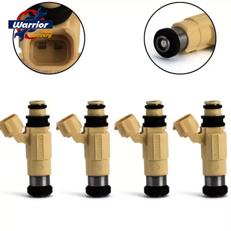 

MR507252 4Pcs Fuel Injectors for Chrysler Sebring Dodge Stratus Mitsubishi Eclipse Galant Lancer 2.0L 2.4L CDH240 CDH-240