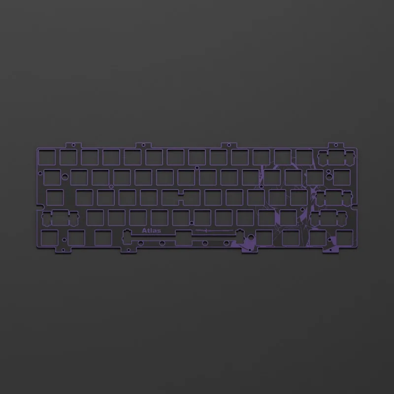 Rakkav2 Atlas Dedicated Keyboard Plate 6.25u Immersion Gold Positioning Plate for Gaming Office Mechanical Keyboard Accessories