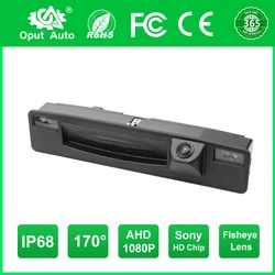 170° Degree Starlight Night Vision Waterproof Fisheye Lens HD AHD 1080P Car Rear View Trunk Hand Camera For Ford Focus 2015~2017
