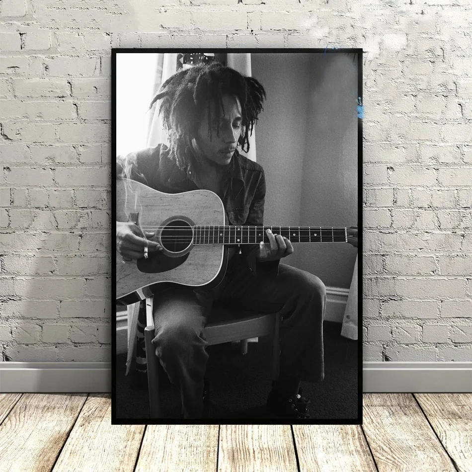 

Bob Marley Music Singer Star Wall Art Poster Prints Modern Canvas Painting Wall Picture for Boys Bedroom Home Decor