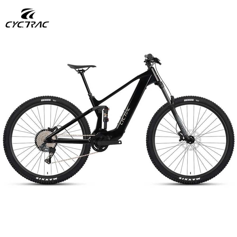 TWITTER new EM19 2rd carbon fiber soft tail electric mountain bike equipped with eight sided medium drive M820-36V20A/48V15A250W image 2