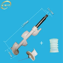 14 X 14 Square Metal Head Beater Rod Length 390 MM Ice Cream Blender Stir Bar Agitator Shaft Spare Part 1 Piece