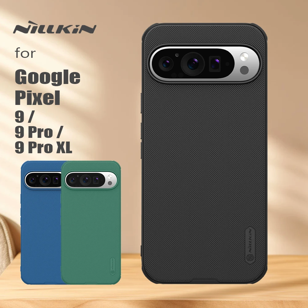 สําหรับ Google Pixel 9 Pro XL / 9 Pro / 9 5G Nillkin กรณี Frosted กันชน TPU กรอบนุ่มกรณีป้องกันกล้องปกหลัง