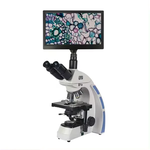 

Digital Biological Microscope XSZ-166T With 9.7 Inch LCD Infinite Plan