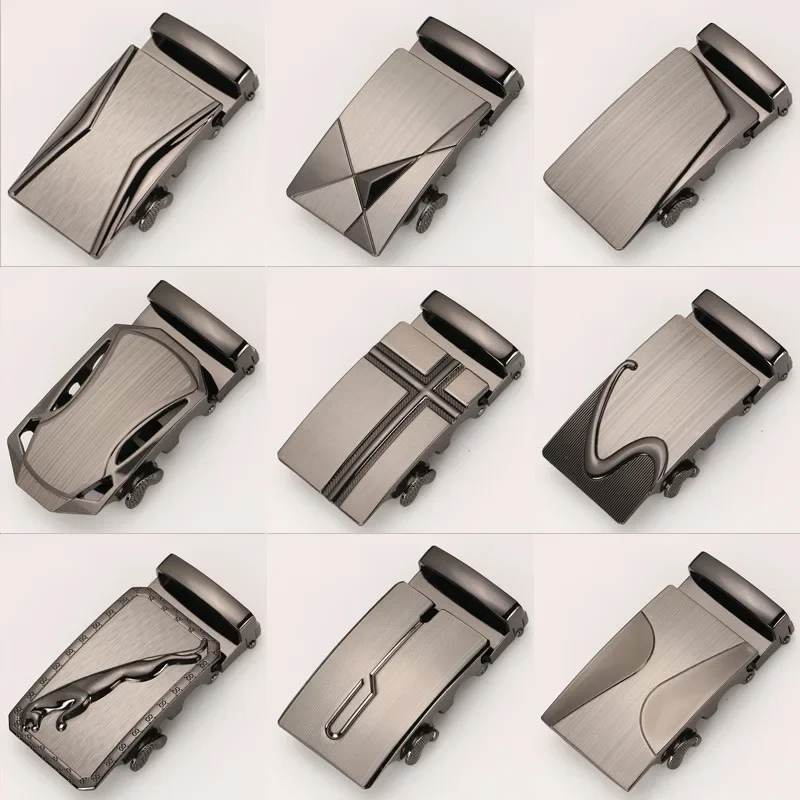 

New Men's Belt Head, belt Buckle, Leisure Belt Head Business Accessories Automatic Buckle Width 3.5CM Luxury Fashion