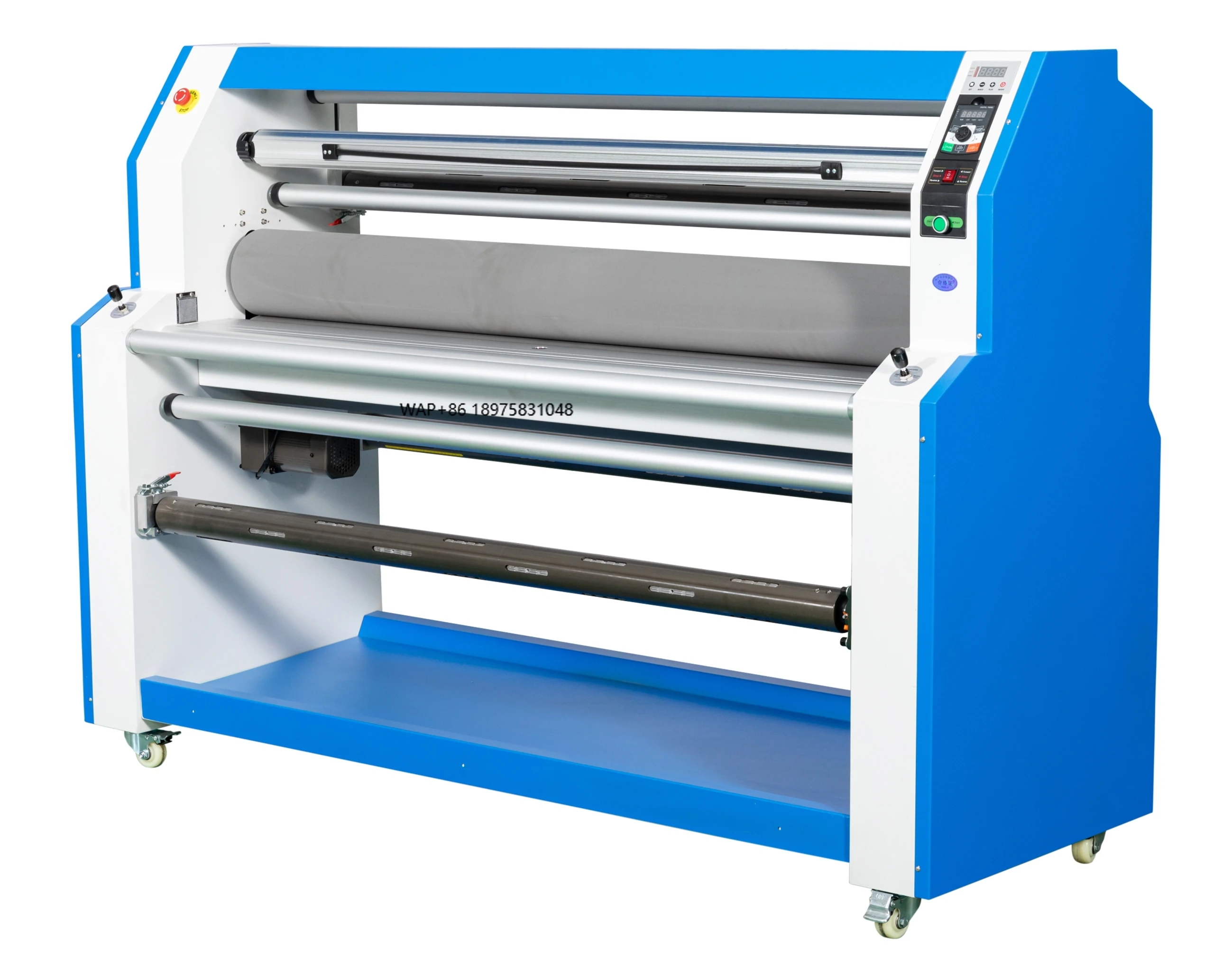 

Printing Factory's Fully Automatic High-Speed Air Shaft Laminating Machine GS-A8 Roll-to-Roll Hot Post-Press Equipment