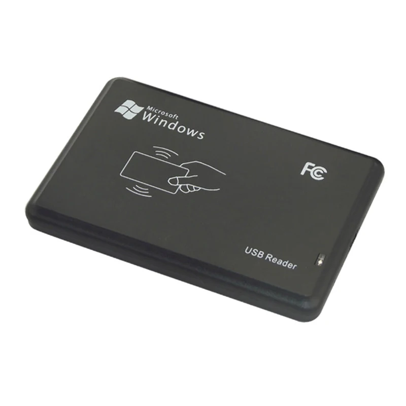 Leitor RFID com porta USB sem contato, 125kHz, Em4100, Tk4100 ID, Sem unidade de software, Smart Card S, Sensibilidade