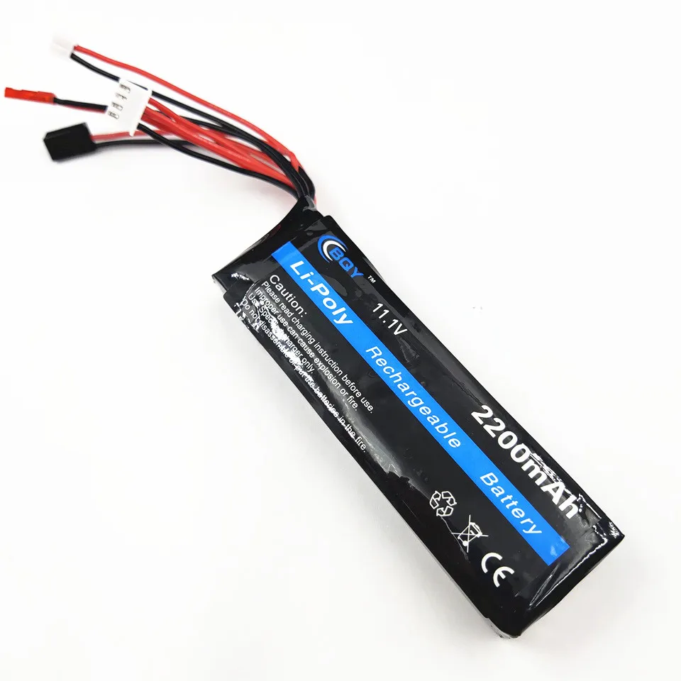 3S 11.1V 2200MAH 8C Lipo Battery JST 3S Balance Connector for Radiolink AT9S AT10 T8FB Walkera DEVO7 WFLY 9 RC Radio Transmitter