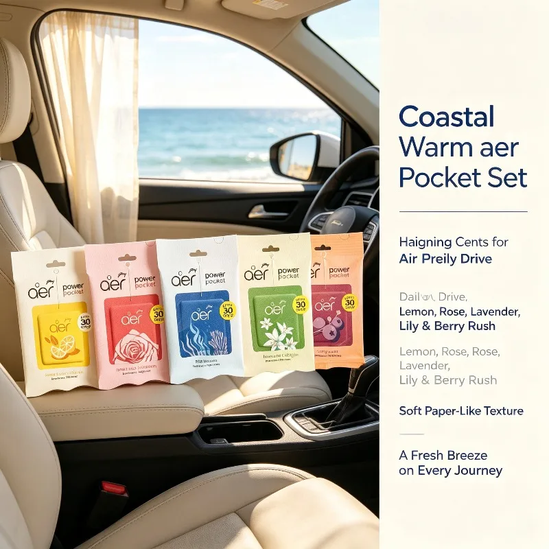 6 FRAGRANCES TO CHOOSE FROM, LASTS 2 WEEKS, PURIFIES AIR AND ELIMINATES ODORS FOR HOME AND CAR
