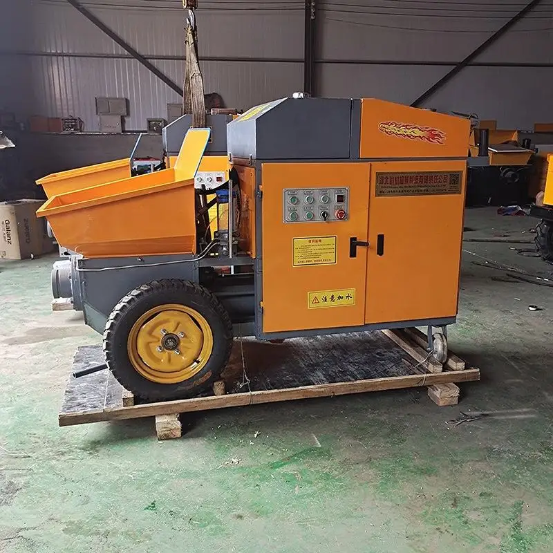 Hot Sale Hydraulic Mobile Concrete Pump Construction Engineering Concrete Delivery Pump Factory Supply