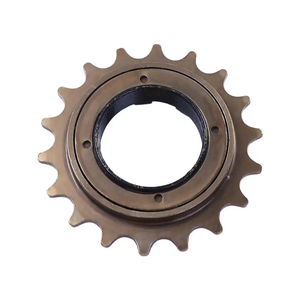 

Live Steel Monolithic Flywheel Modified Bicycle Freewheel 1/2" X 1/8" Freewheel Sprocket Bicycle Single Speed Cog