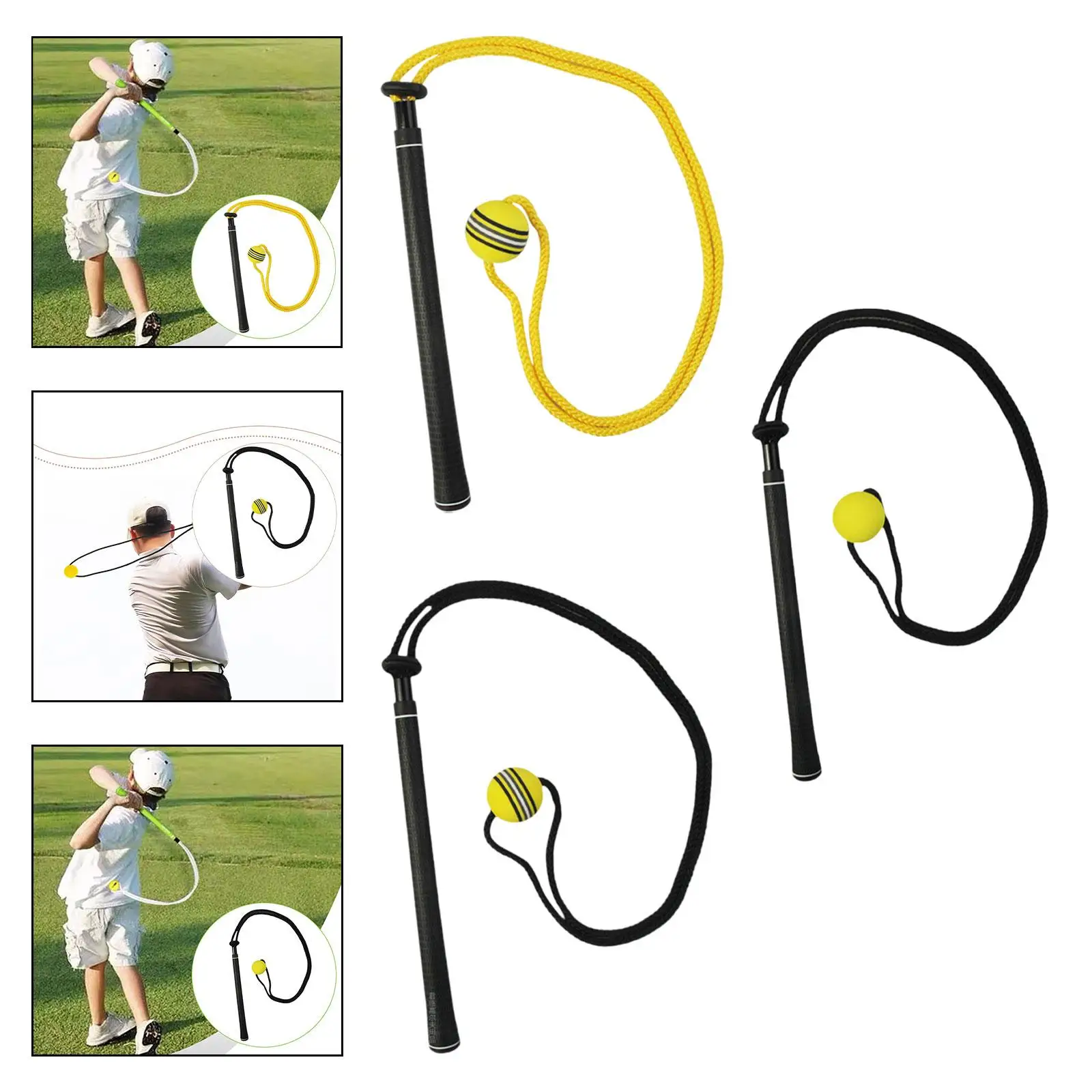 

Тренировочное оборудование для гольфа, легкий вес с мячом для игроков в гольф, коррекция осанки, разминка, тренировки