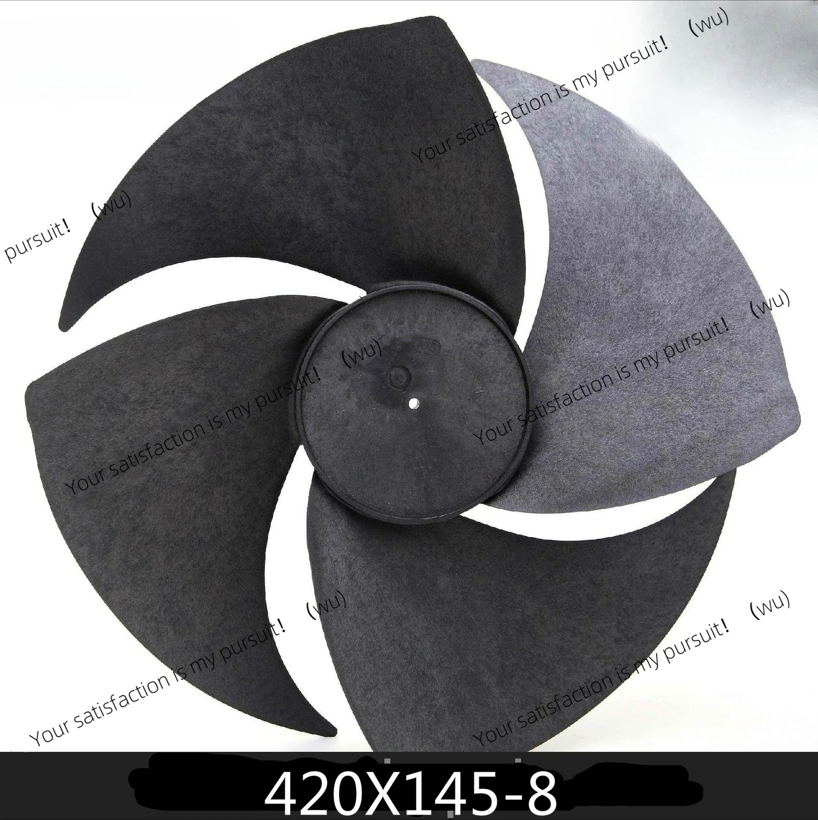 Axial Fan Blade For Air Conditioner Outdoor Unit 420x145mm Shaft Hole 8mm Condenser Cooling Fan Impeller Replacement Parts
