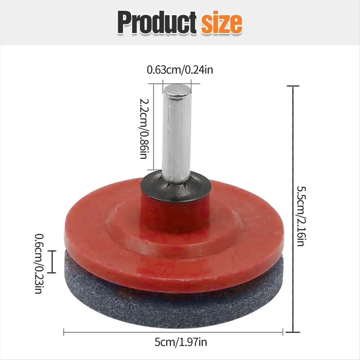 

(CNIM) 5PCS Lawnmower Dull Blade Sharpener, Lawn Mower Blade Sharpener Tool, Universal Blade Sharpeners for Lawn Mowers,Red