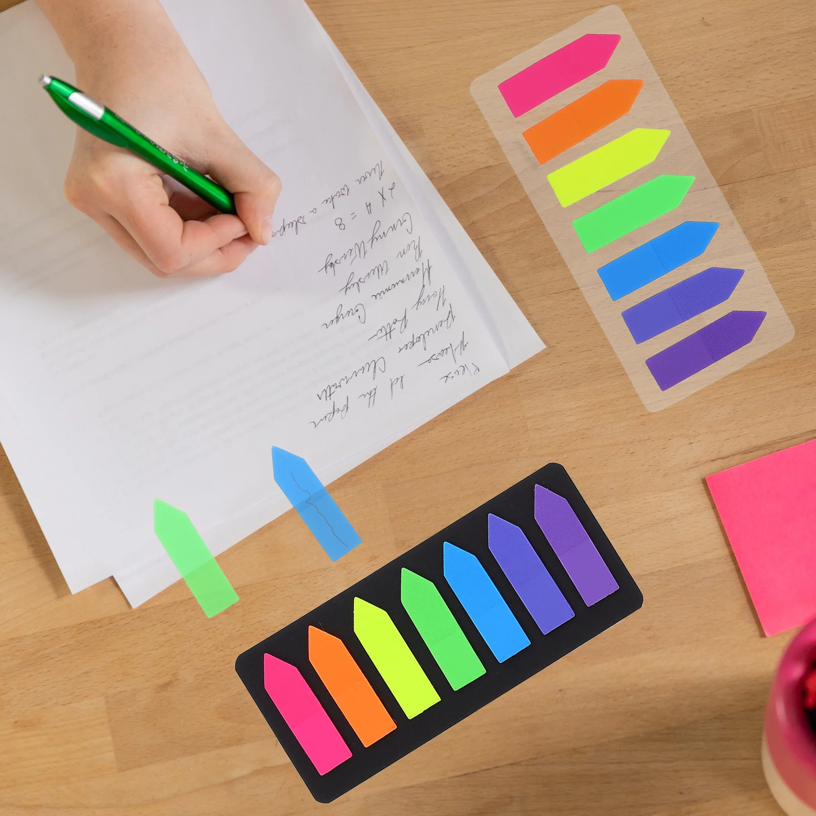 

Colorful PVC Index Tabs Page Marker School Office Supplies Lightweight Book Annotation Tabs Plastic Bookmark