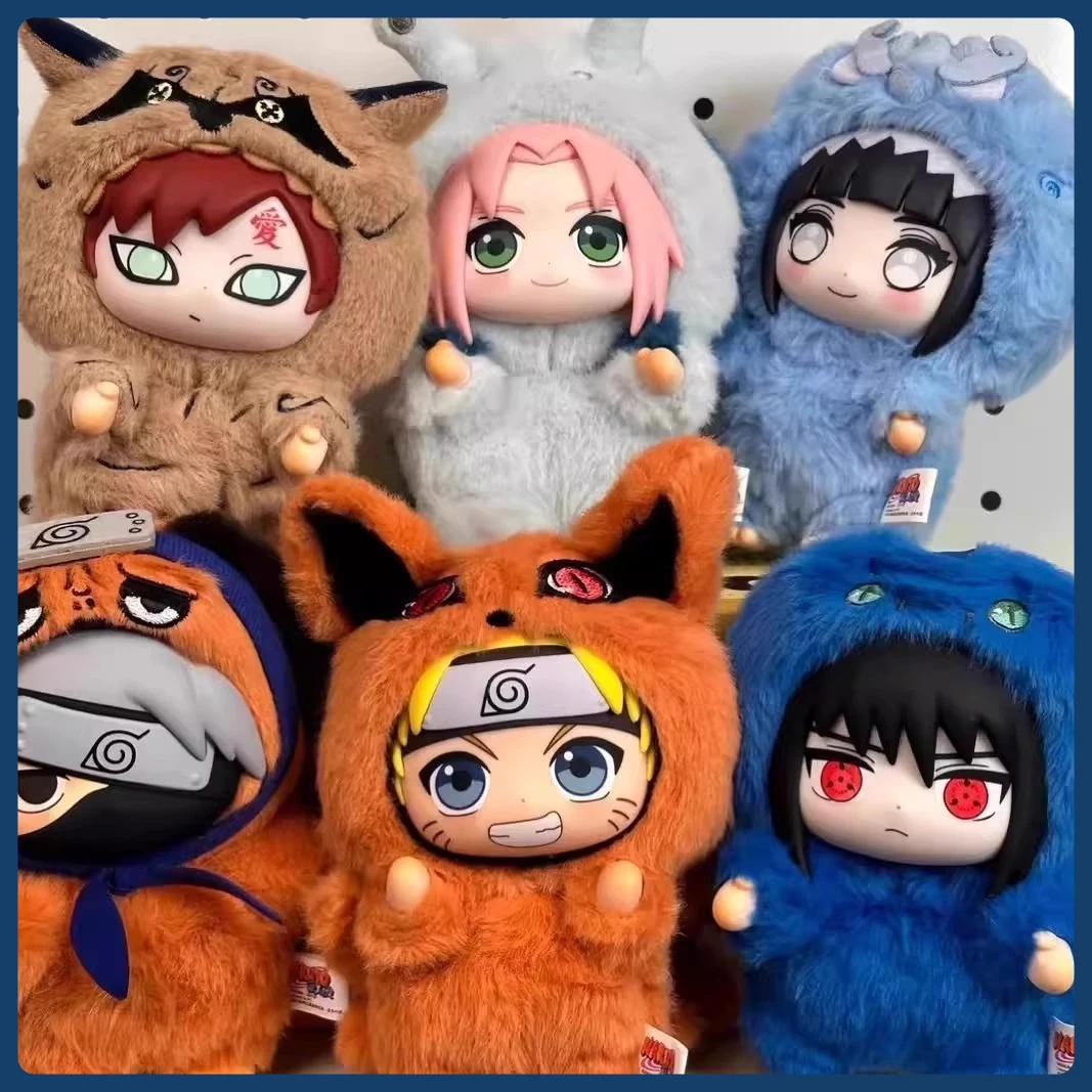 

Authentic Naruto Shippuden Cute Beast Party Series Blind Box Trendy Toy Plush Doll Ornament