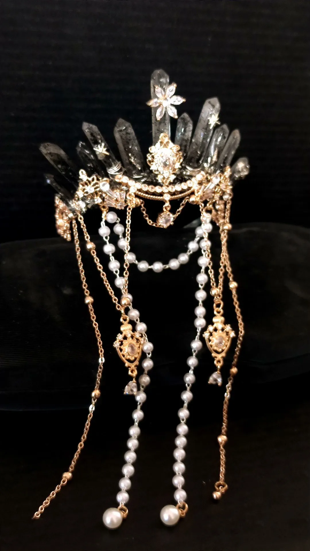 1/3 BJD Doll Headdress Pearl Crown Toys Accessories