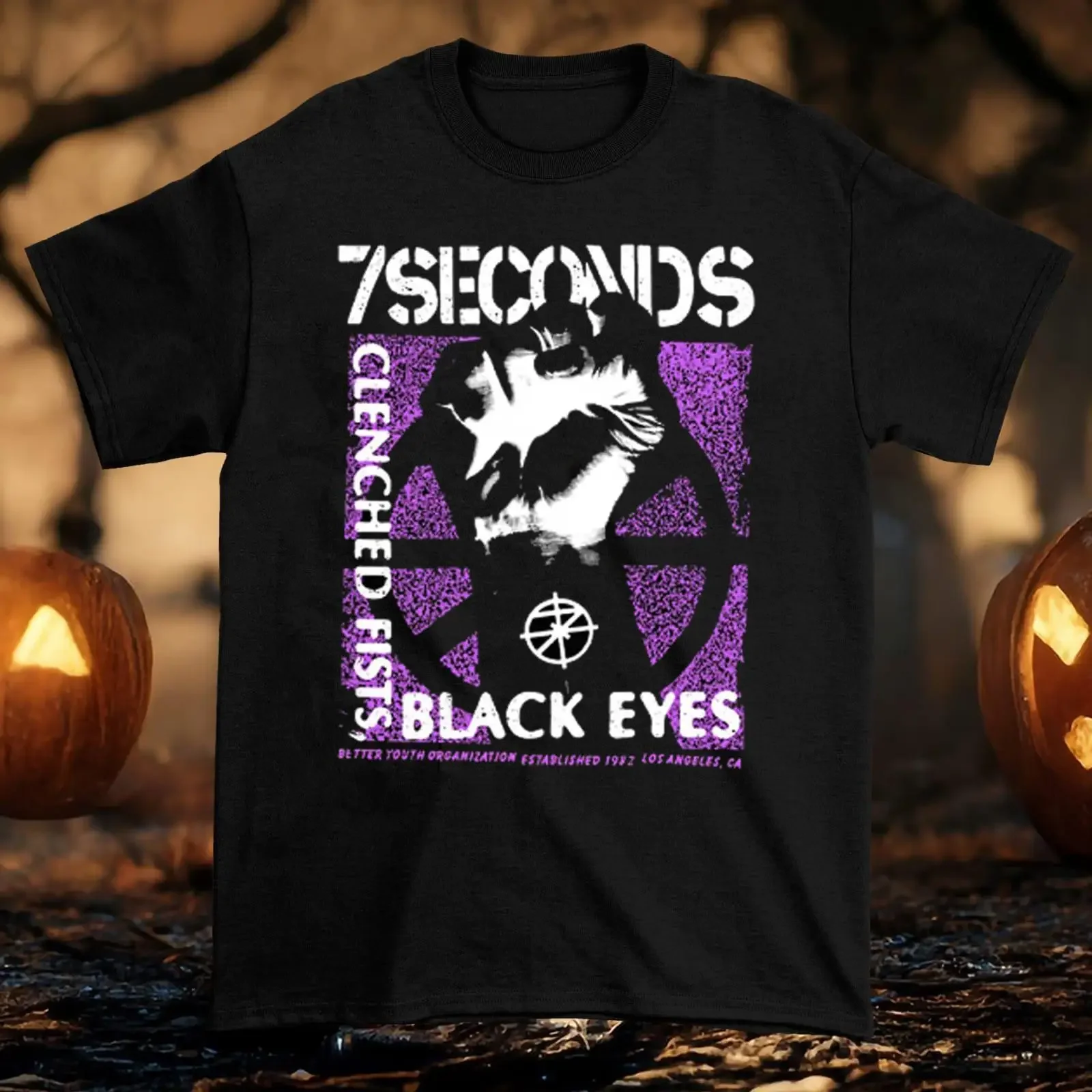 Vintage Hand And Black Eyes Music Fan Love T-Shirt S 5XL Vintage Washed Unisex Vielseitig einsetzbar für Herren, leicht dehnbar, leicht weich