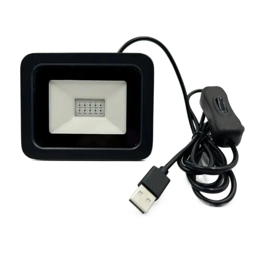 

Portable 5V USB UV LED Floodlight 10W 395nm UVA Floodlight Handheld Waterproof UV Fluorescent Light Party Decoration