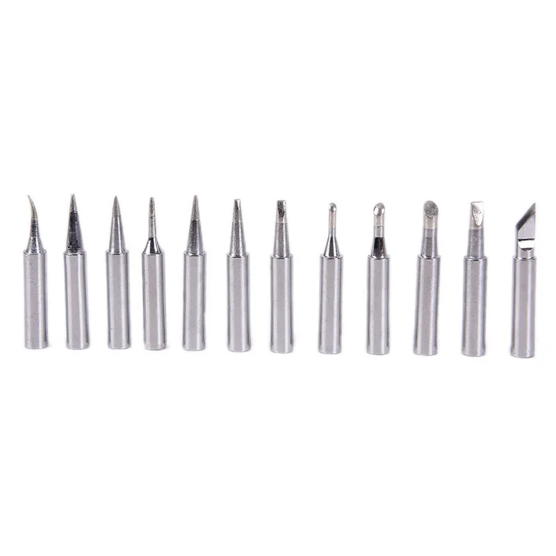 12pcs Soldering Iron Tips 900M-T For Hakko 936/937/928 Soldering Station T Sale