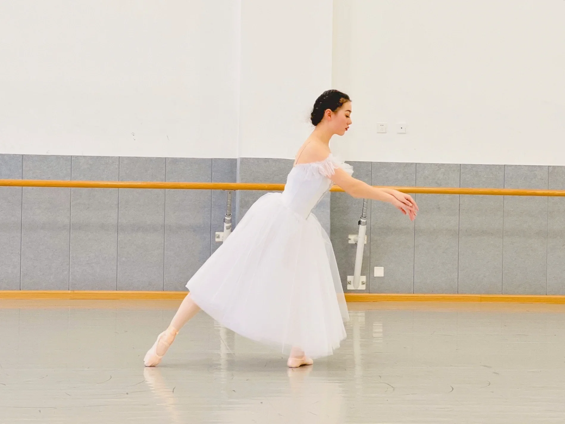 

Балетное платье-пачка для девочек, гимнастическое трико, белые длинные балетные платья, танцевальный костюм принцессы-балерины для девочек, платье для дня рождения