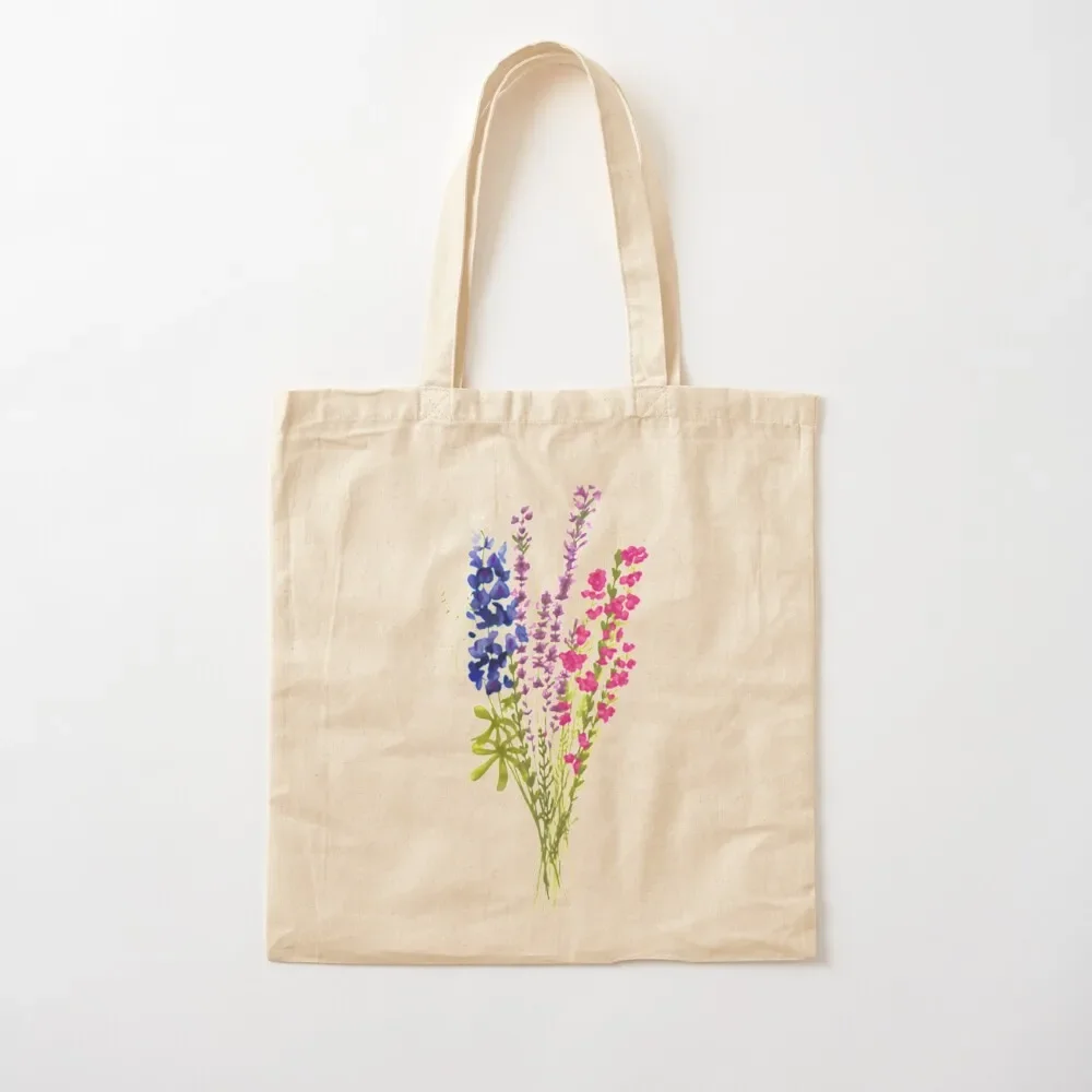 

subtle bi pride flowers Classic Tote Bag Handbags shopping bag Tote Bag