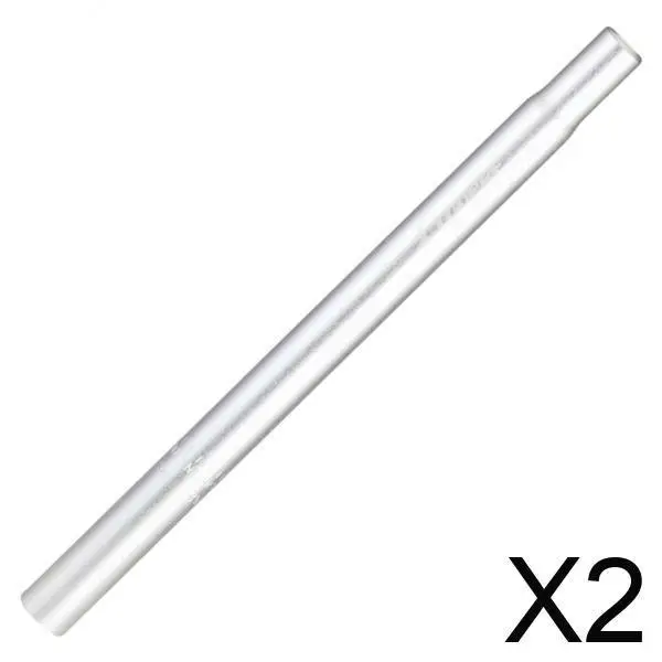 

2x Solid Bike Seatpost High Strength Rigid Seat Post Support -28.6mm 350mm Long
