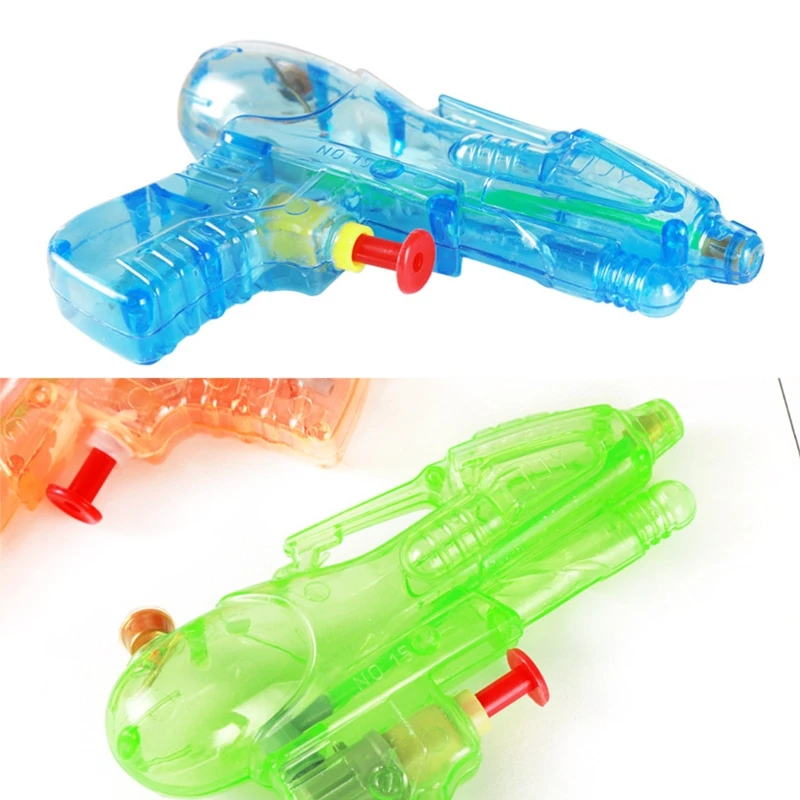 5 PCS Kinderspielzeug Wasserpistolen Mini Transparent Wasserpistolen Kinder Sommer Outdoor Kampf Strand Blaster Spielzeug