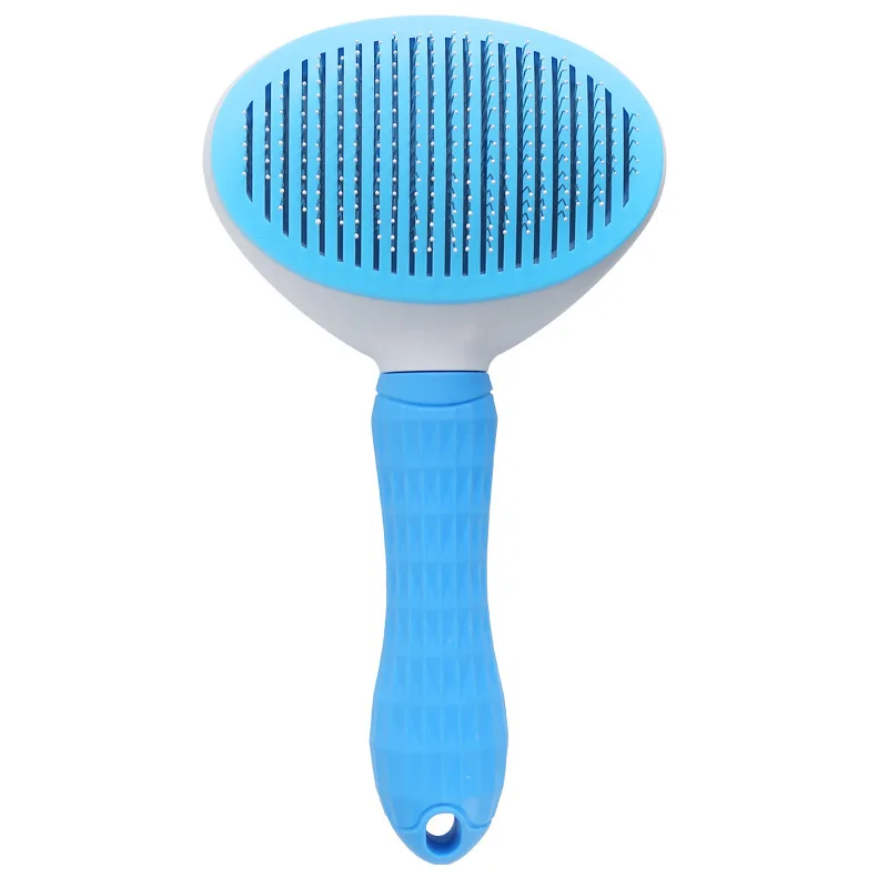 Free Sample Cat Supplies  Massage Cute Paw Shape One Touch De-shedding Comb Remove Floating Hairs for Dog Cats