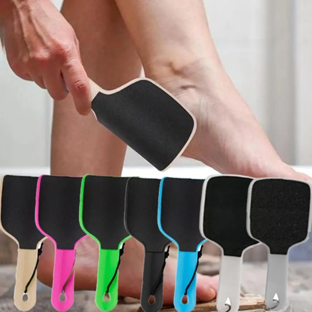 

2 pieces Plastic Curved Foot File Colossal High Grit U Shaped Foot Sander Double-Sided Portable Foot Grinding Board for Home