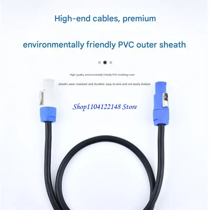 P9FA Heavy Duty Moving Head Light Power Cable Connector Waterproof Power Cable